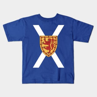 Royal Scottish Flag (vertical) (transparent) Kids T-Shirt